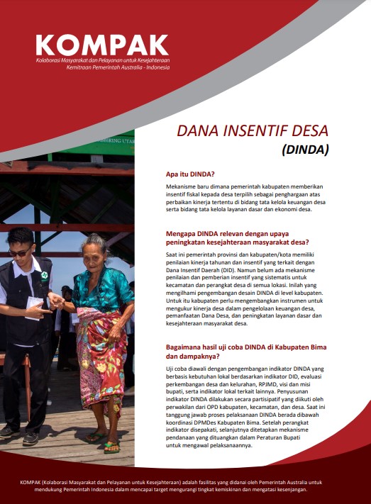 Brief Dana Insentif Desa (DINDA)